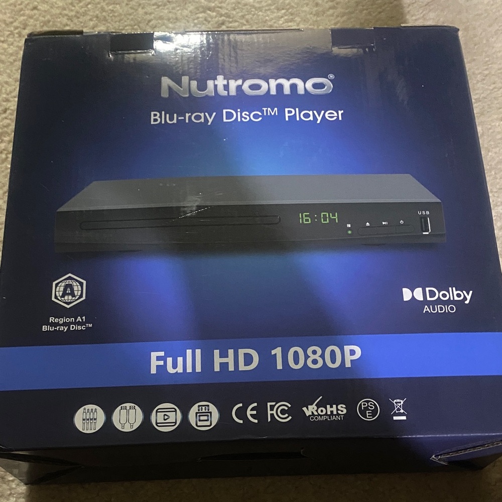 Nutromo Blu-ray Disc Player - Black